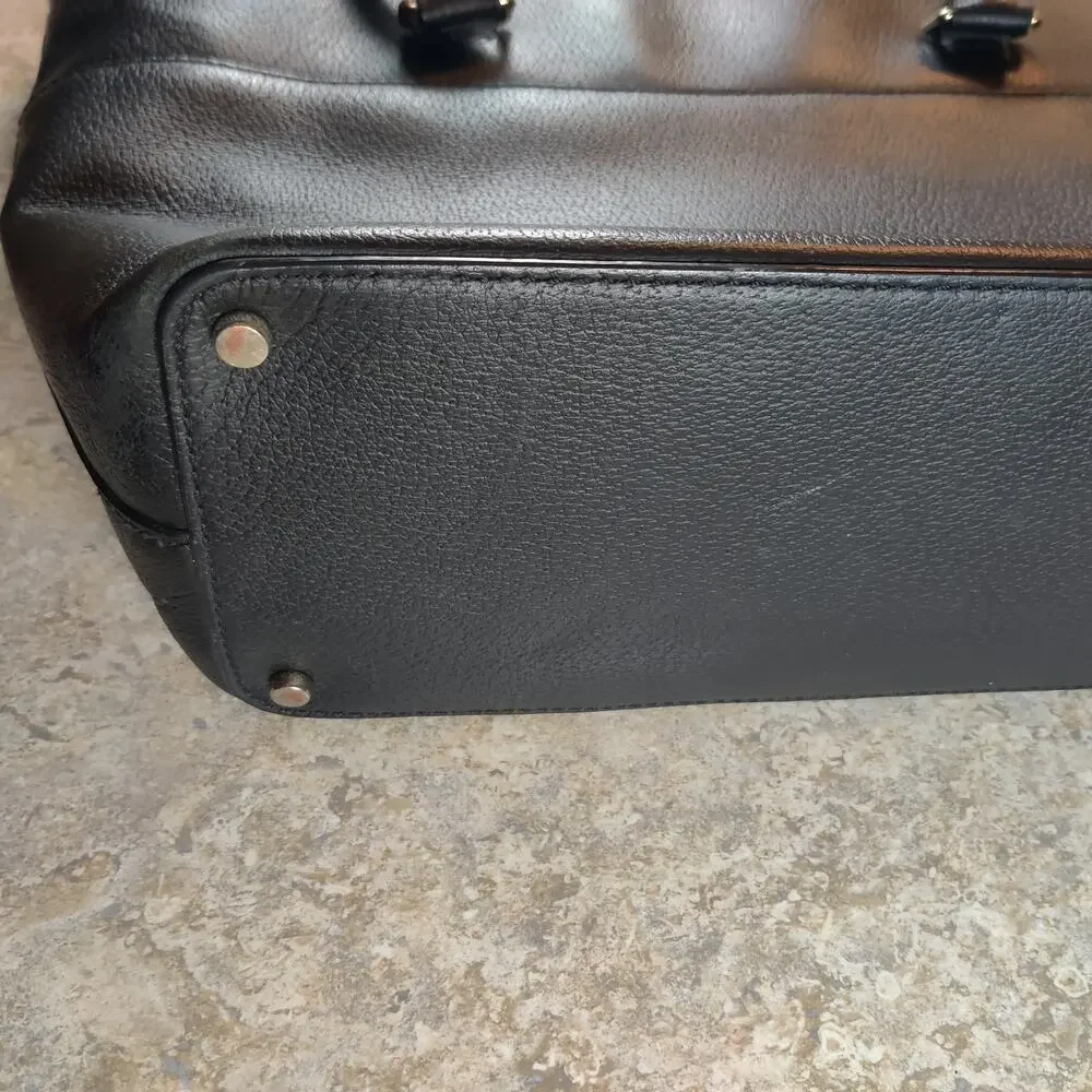 Kate Spade New York Black Leather Purse Shoulderbag RN#0102760 * Minor Flaws *